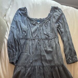 Old Navy Denim Smocked Waist dress
